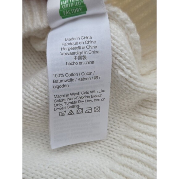 Jcrew Crewcuts Girls' Ruffleneck Bobble Sweater Ivory Size XS 4-5 Style# BT956 - Picture 5 of 7